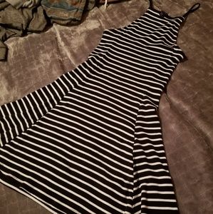 Striped Halter Dress